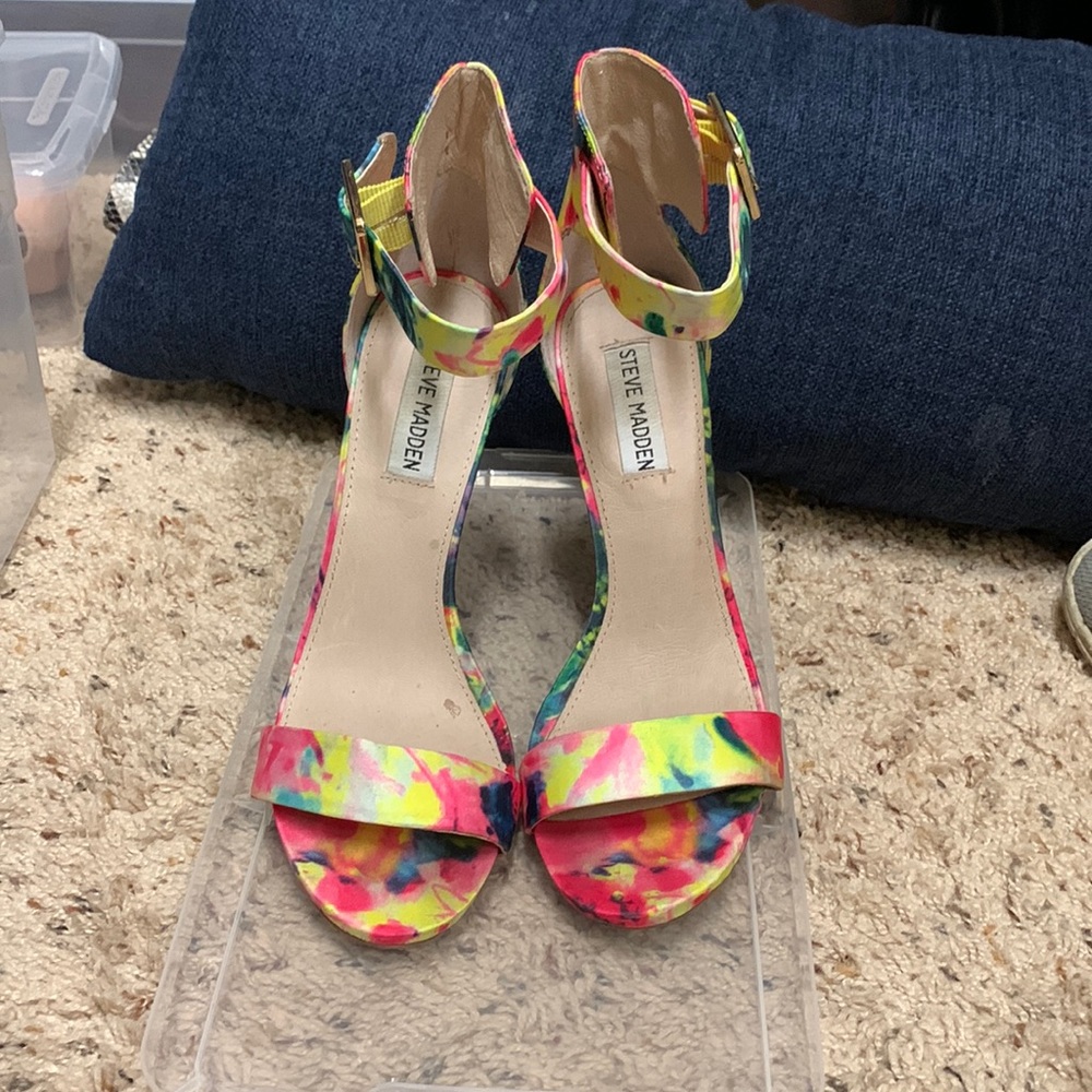 Steve Madden colorful high heels